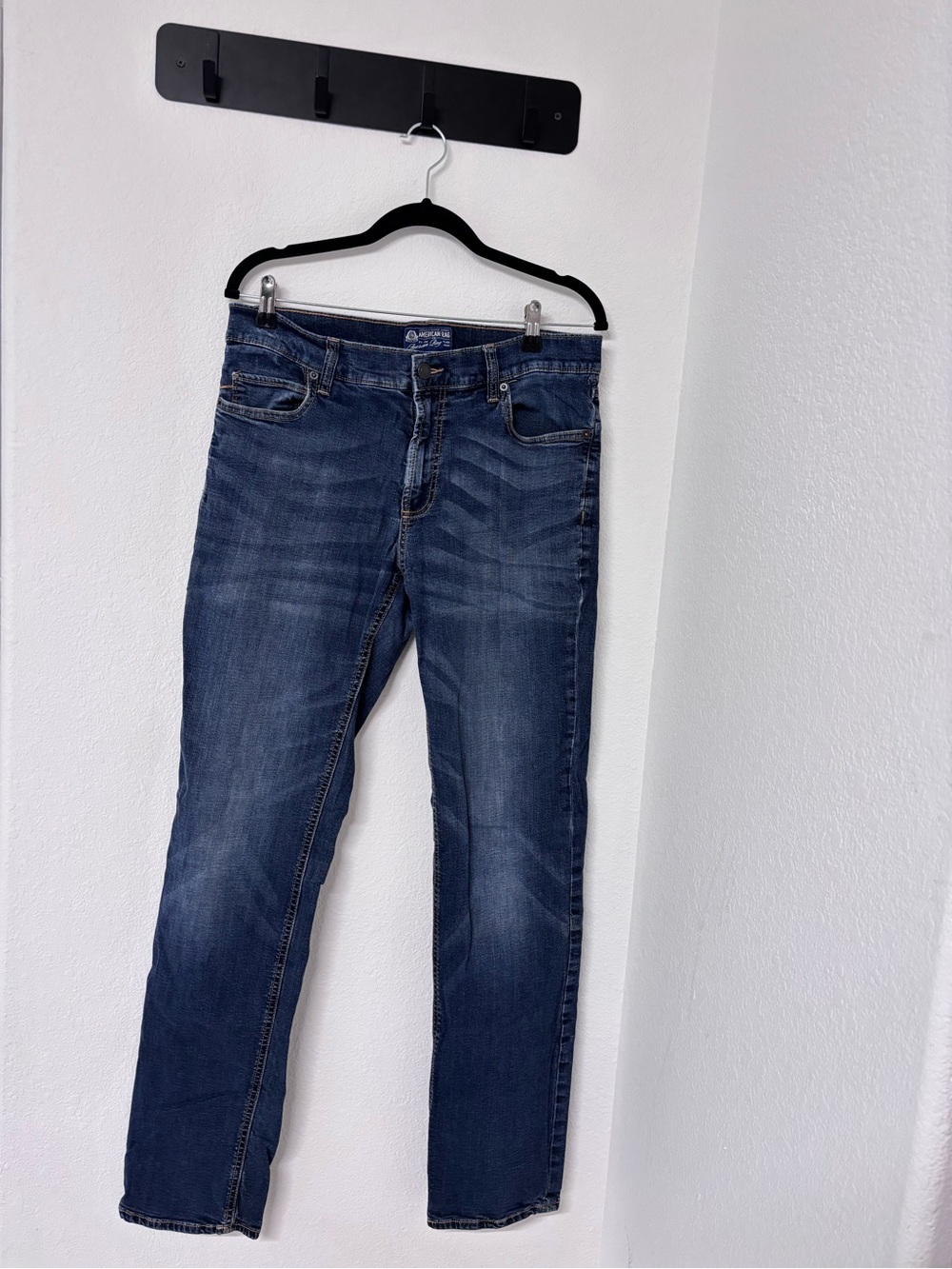 American Rag Men Dark Blue Straight Leg Jeans